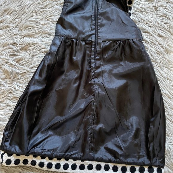 Girls Black and White Polkadot Dress - Picture 7 of 7